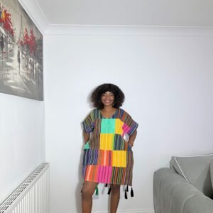 AMA Short Aso Oke Gown