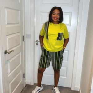 Short Aso Oke (Green)